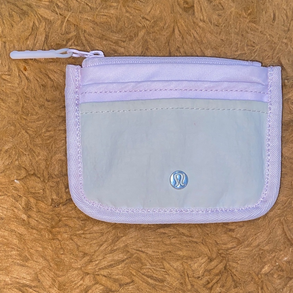 lululemon Mini coin/ID bag light pink/cream